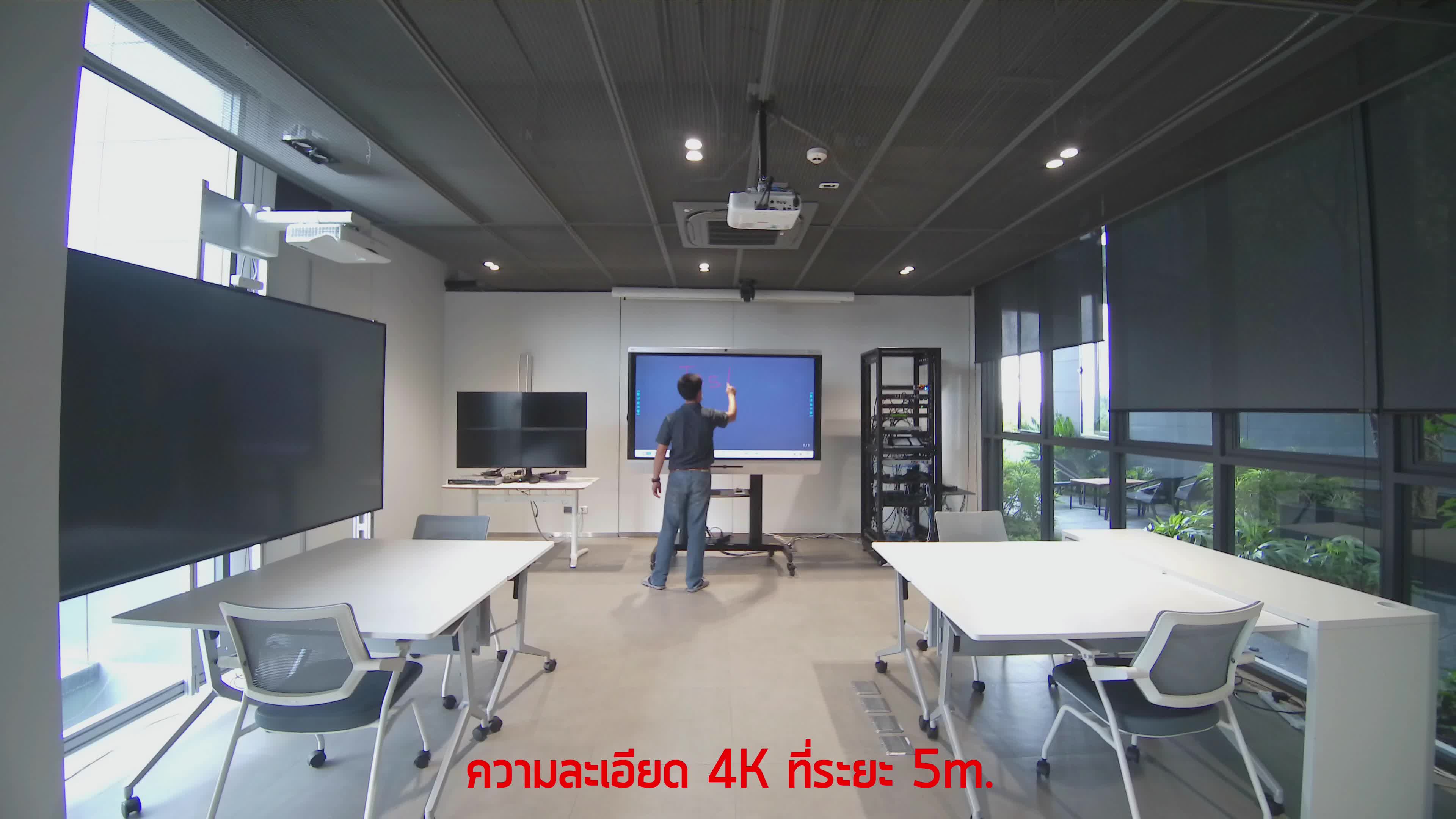 ทดสอบกล้อง UC4K ที่ 5m. ในห้องกว้าง 5.8m.