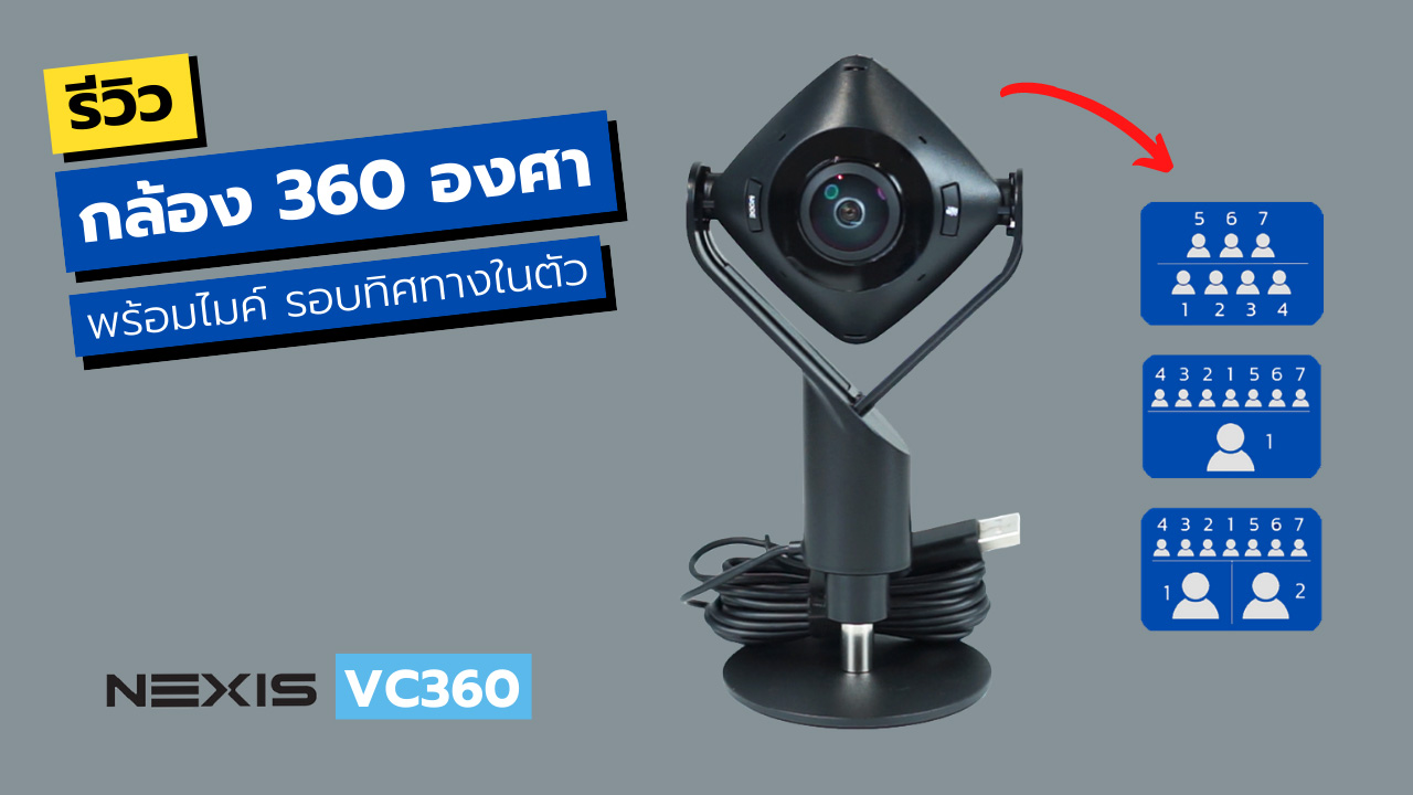 NEXIS VC360 กล้องวิดีโอคอนเฟอเรนซ์ 360 องศา