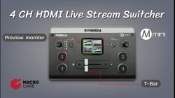 RGBlink M MINI : HDMI Switcher 4 input  Video Capture   Youtuber (Full)