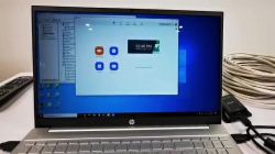 ทดสอบ PTZ10UH>HDMI>UC3022>USB3.1>UCE3250>CAT6 30m>NBเปิดกับ Zoom