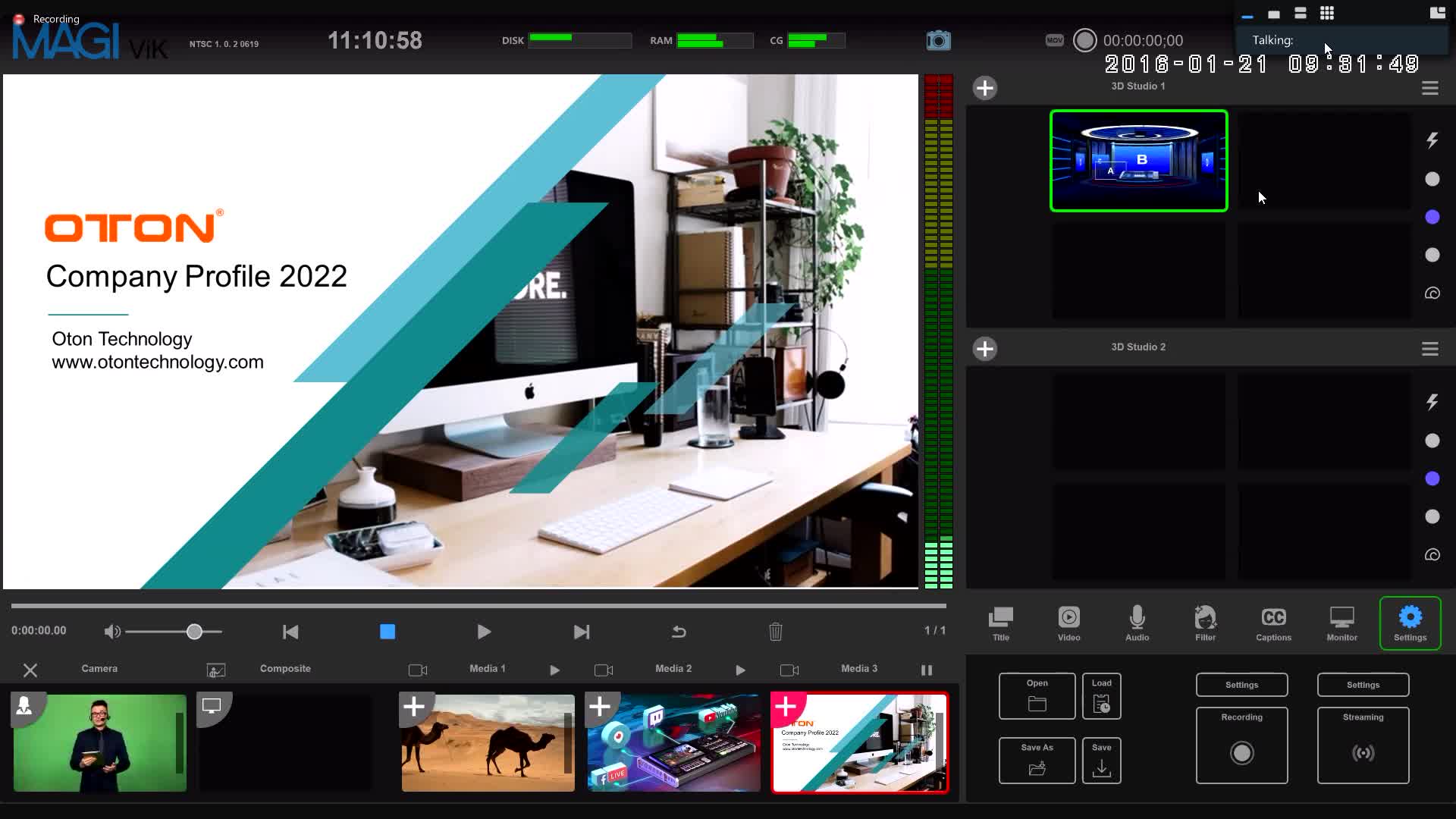 Live Demo MAGI VIK Virtual Studio