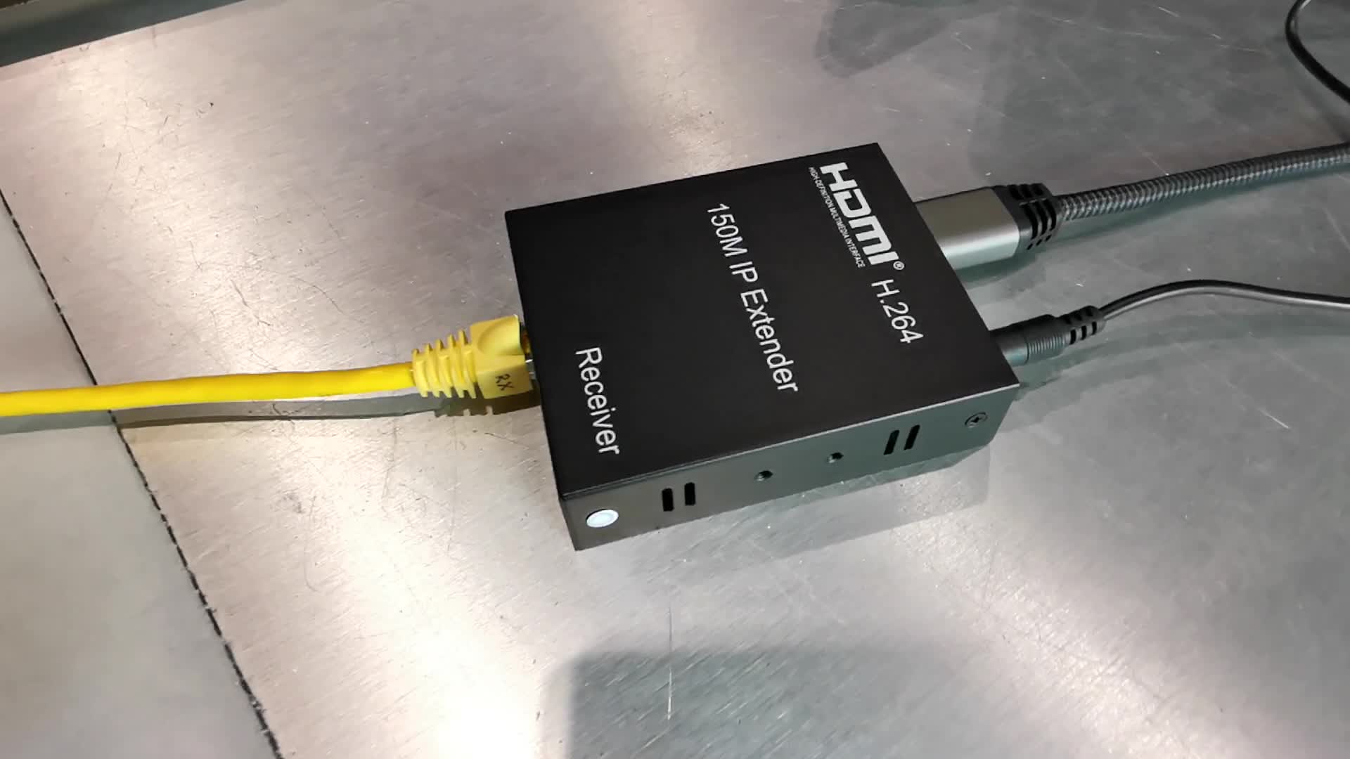 ET150 แปลงผ่าน LAN ด้วย Mediaconverter (แปลง LAN เป็น Fiber) แบบ Multi mode รับส่งภาพเสียงได้ปกติ