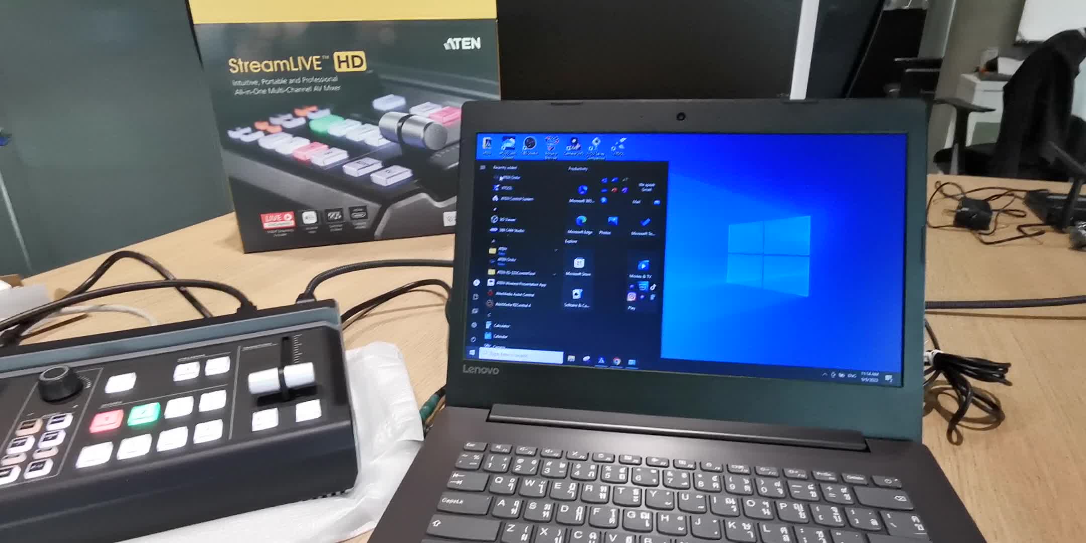 UC9020 Control จาก PC,NB ที่เป็นระบบปฎิบัติการ Windows ผ่านทาง Network