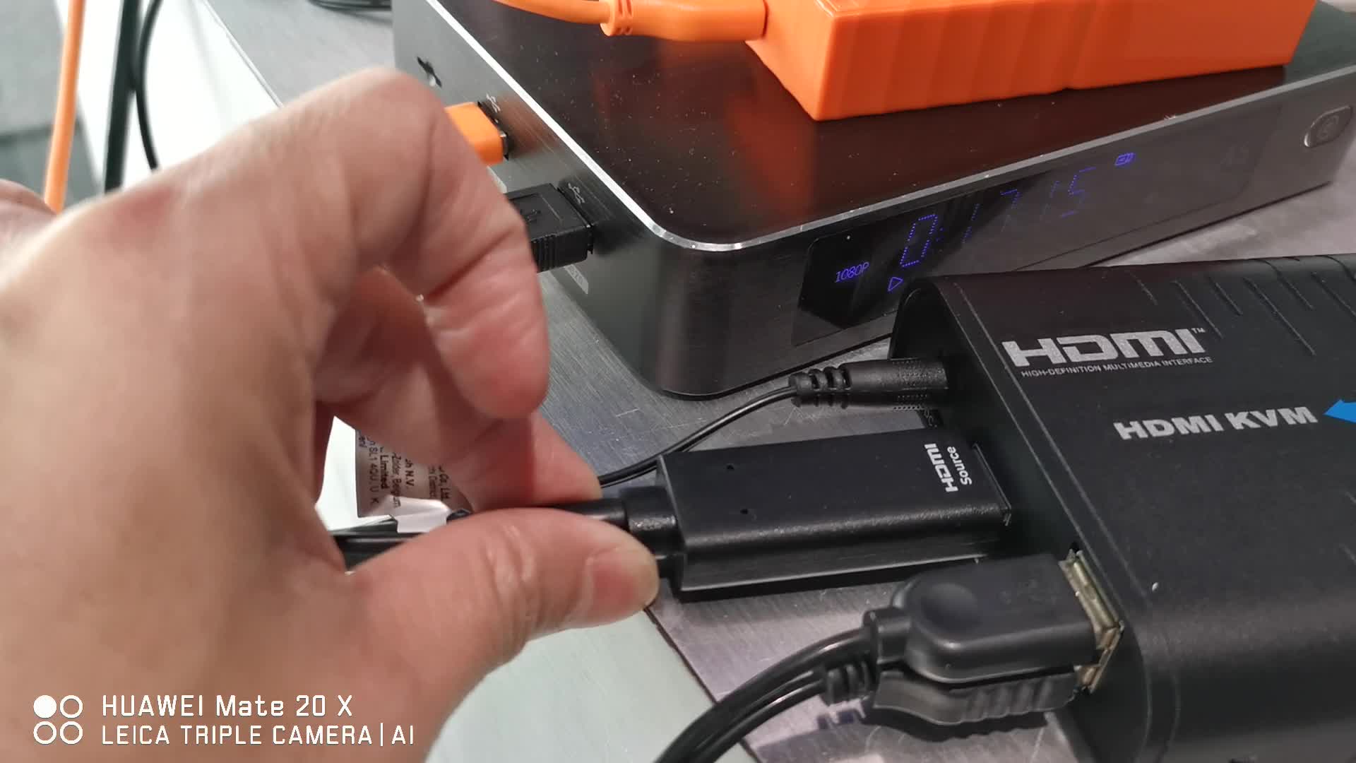 CS1794 ขยายคอนโซลด้วย LK-H120M >ปลายทางแปลง HDMI To DP เข้าจอด้วย 02HDP