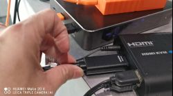 CS1794 ขยายคอนโซลด้วย LK-H120M >ปลายทางแปลง HDMI To DP เข้าจอด้วย 02HDP