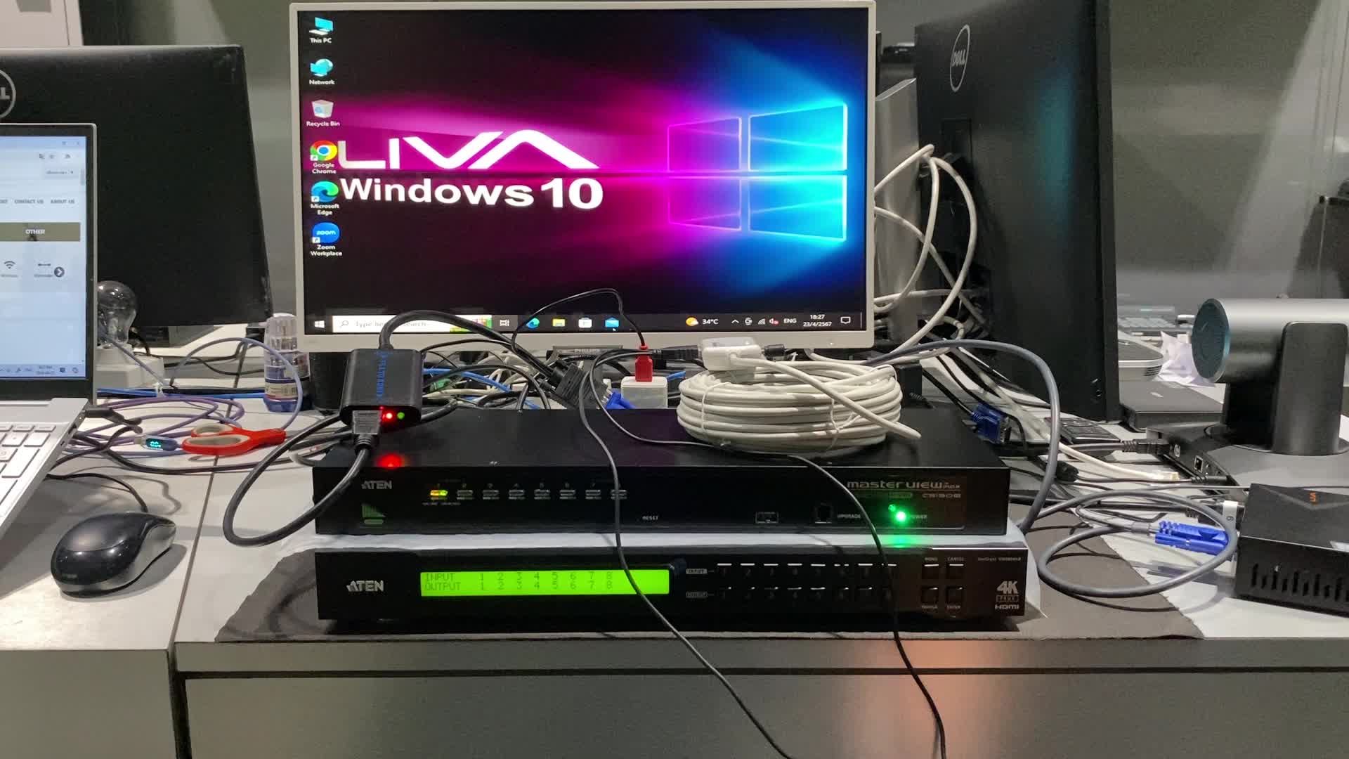 CS1308+UE2120H+OC-V2HA+VM0808HB ใช้งานร่วมกัน