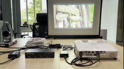 HM44A+VE801 : ทดสอบใช้งานร่วมกันโดยออกไปที่โปรเจคเตอร์