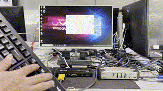 CS1734B+CE770:ทดสอบเรียกใช้งาน OSD KVM และควบคุม PC ภาพ 1080p