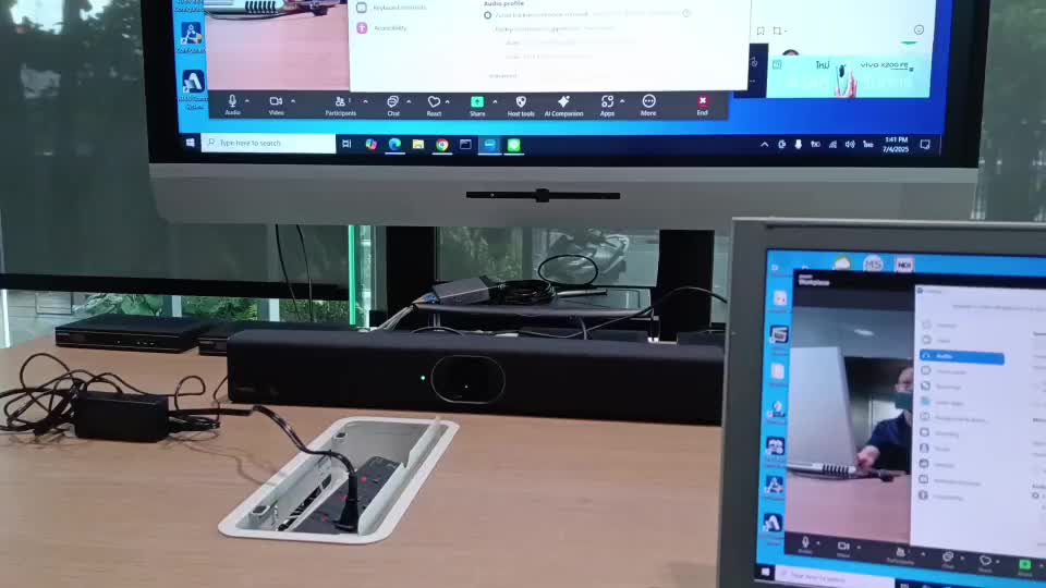 วีดีโอทดสอบ BYOM09L+BYOM HD,BT ใช้กับกล้อง Yealink YEA-UVC40 E2 (รุ่นใหม่ที่เพิ่งออกตลาด)