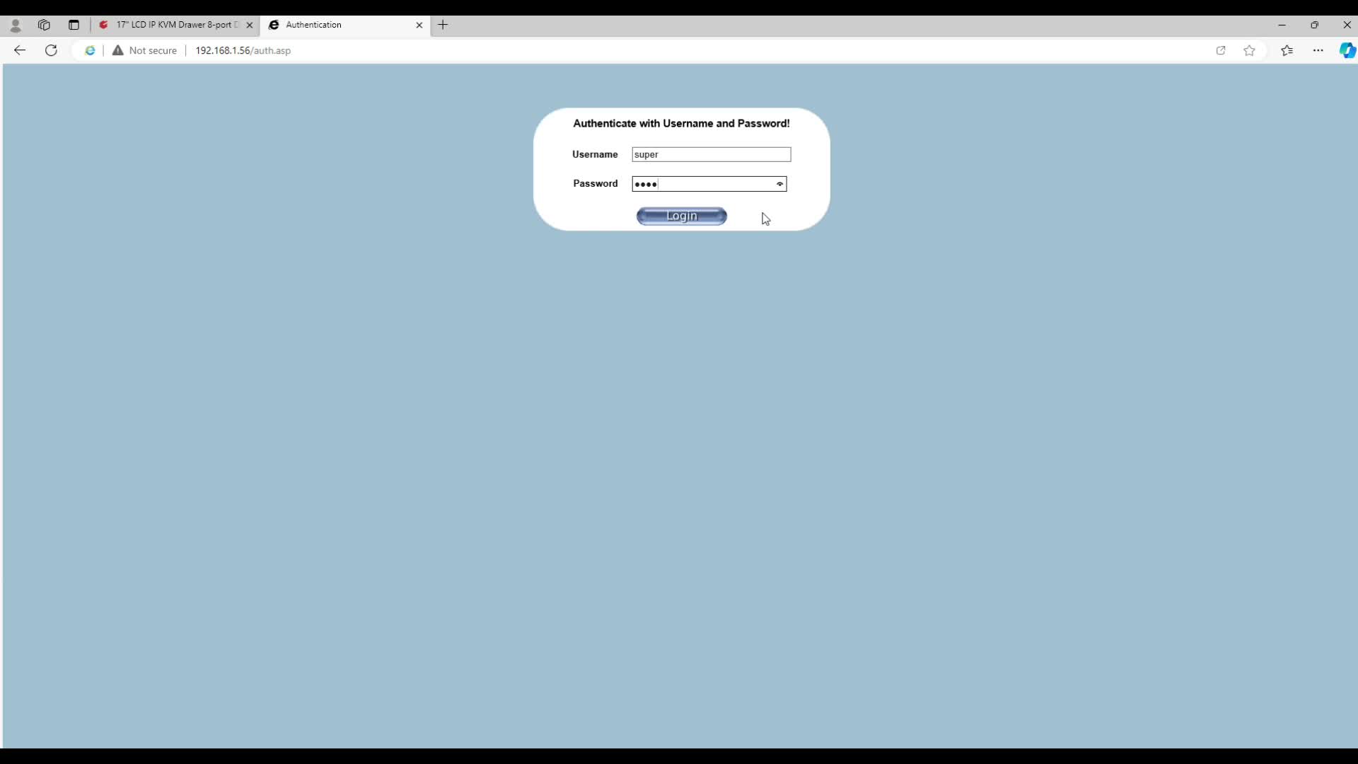 RKP117-IP802:วิธีใช้งาน Microsoft Edge รีโมท KVM