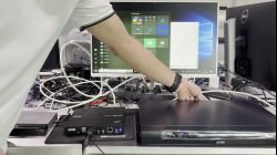 KN1108VA+KA8280 : ทดสอบการเชื่อมต่อสายLANตรงและnetwork