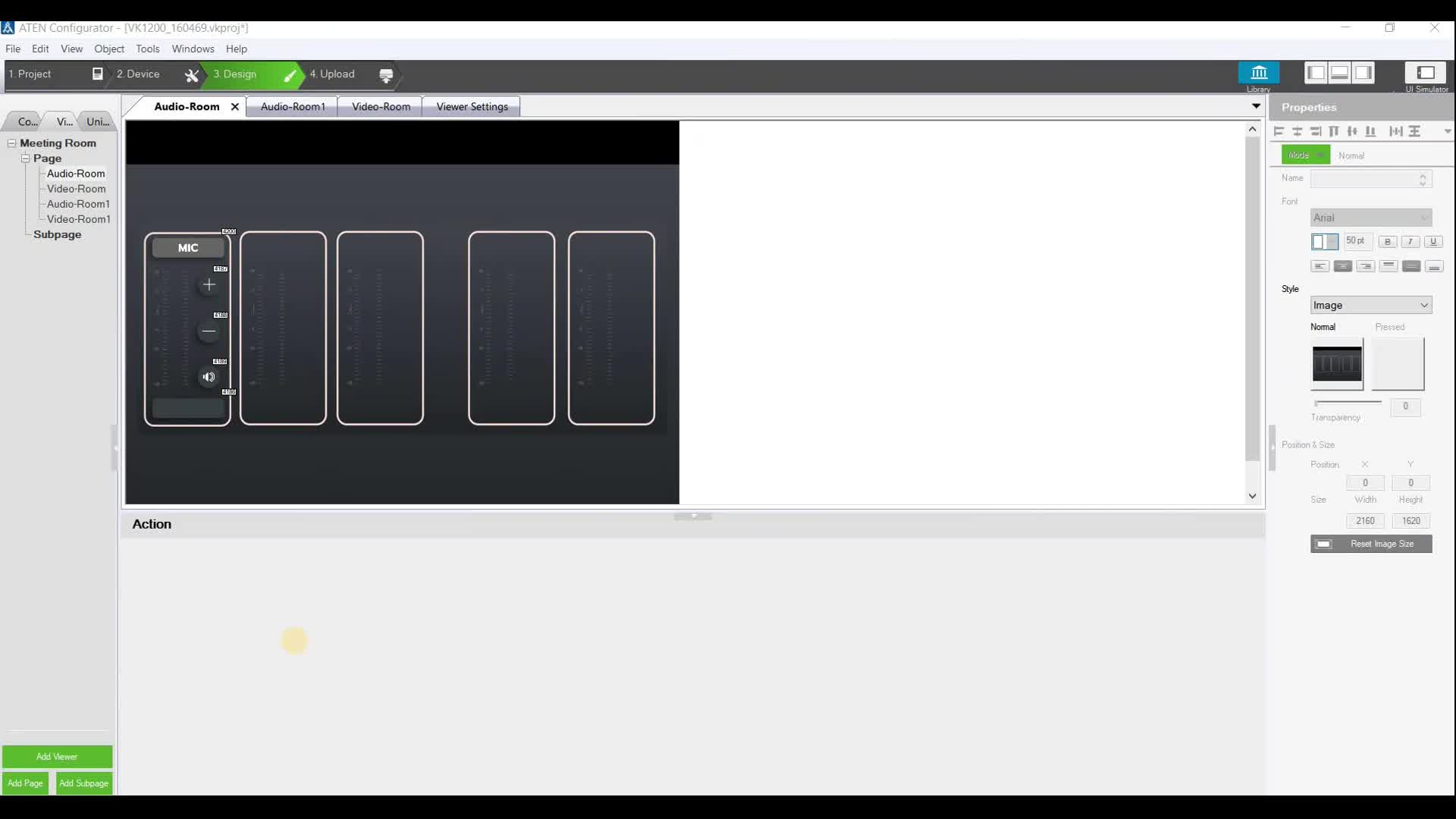 ATEN_VK Control Audio Mixer and Slide Bar
