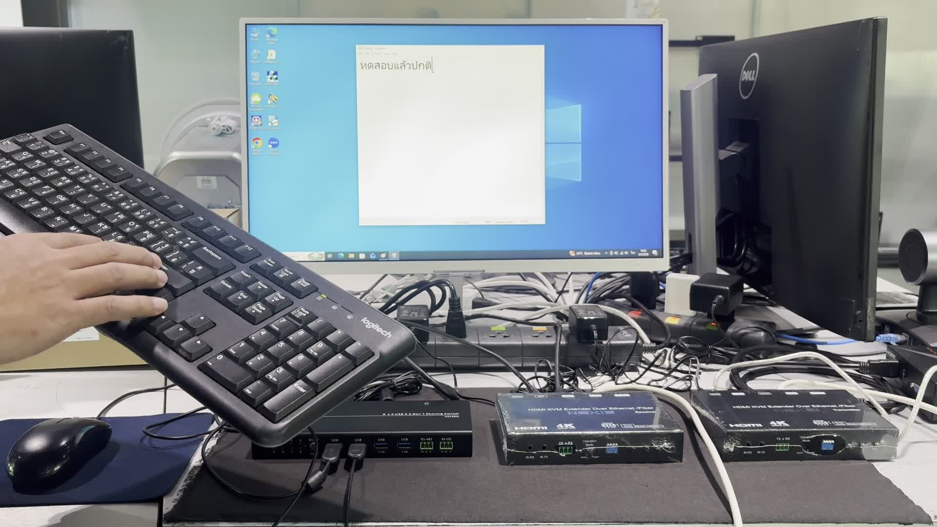 US3384i+FE-4K120 : ทดสอบใช้งานร่วมกันในส่วนของ USB